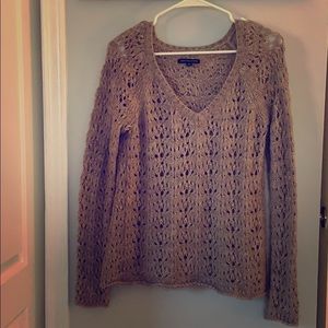 Small American Eagle Tan Sweater